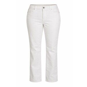 Democracy "Ab"solution Women's White Straight Leg Jeans Size 16 Comfort Stretch